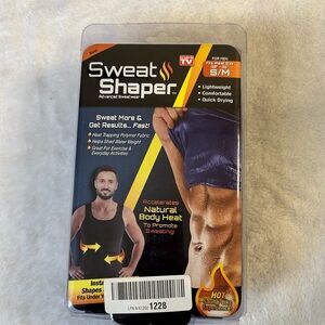 Men's Black Sweat Shaper Tank